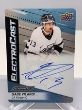23-24 Gabe Vilardi Auto #EC-43 L.A. Kings Jets Engrained ElectroCast Autographs