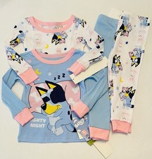 New Bluey Toddler Girl Pajamas 2T Pants Shirt Set Cute Bunny Pjs 100 Cotton