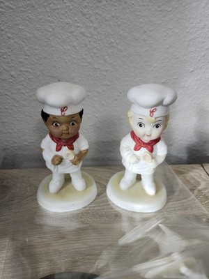 VTG 1993 Campbell's Soup Kids Figurine ''Little Chef'' Historical Series-set of 2