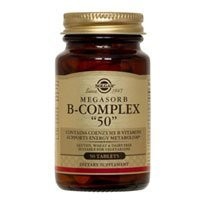 Solgar B Complex 50 Vitamins Energy Metabolism Nervous System Support Vegan 1...