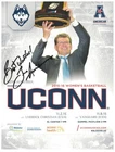 Geno Auriemma Signed Autographed 8 1/2 x 11 Photo Coach UCONN Huskies