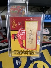 2019 Panini Leather & Lumber Enyel de los Santos Rookie Signatures  (AU, RC)