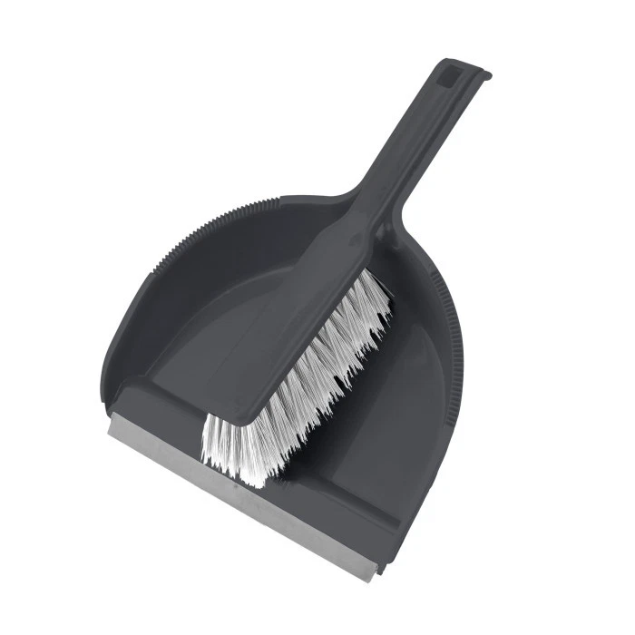 PARIS PRIX Pelle & Balayette "Rebord Gomme" Anthracite