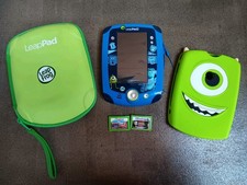 LeapFrog LeapPad 2 Monsters University Silicone Cover/2 Games/Case Tested/Works
