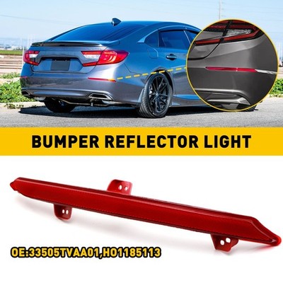 Right Rear Bumper Tail Light For 2018-2021 Honda Accord Reflector Stop Passenger
