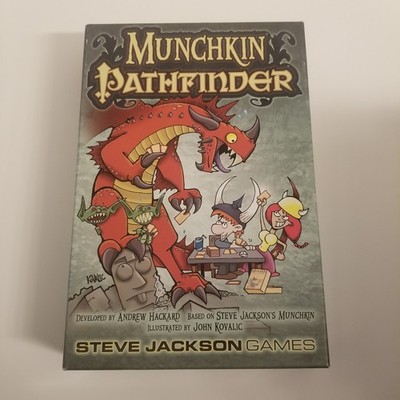 1st Edition Munchkin Pathfinder Complete w/ Sealed Cards By Steve Jackson Games