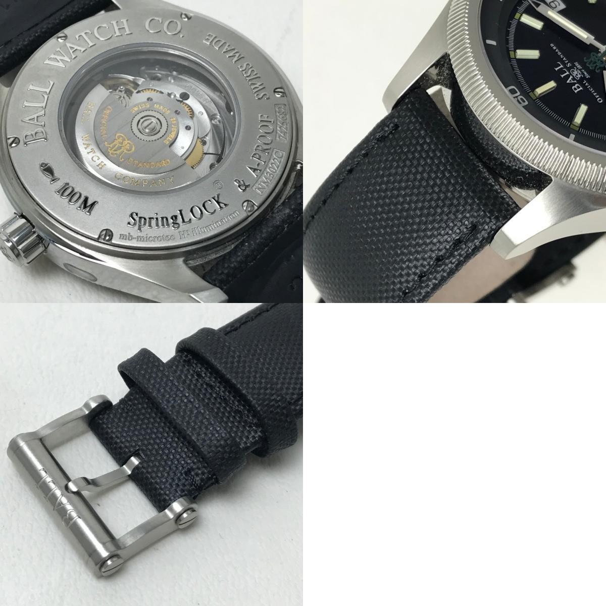 BALL WATCH NM3022C Engineer 2 Magneto S Automatic Date SS 