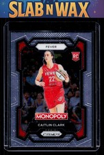 2024 Panini Prizm Monopoly WNBA Caitlin Clark Rookie #65 Indiana Fever RC