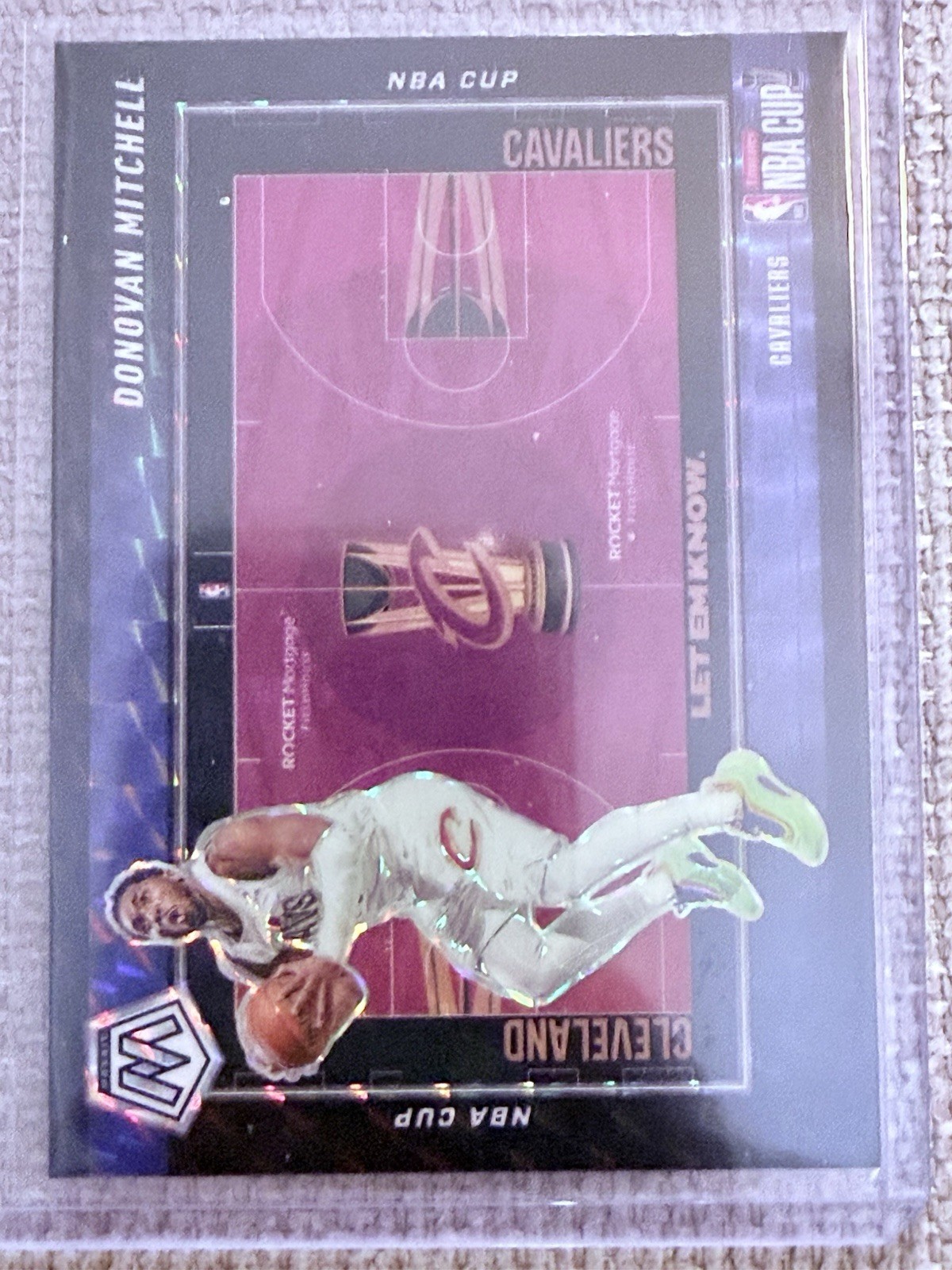 2024 Mosaic NBA Cup Donovan Mitchell SP Insert Rare! Cleveland Cavaliers