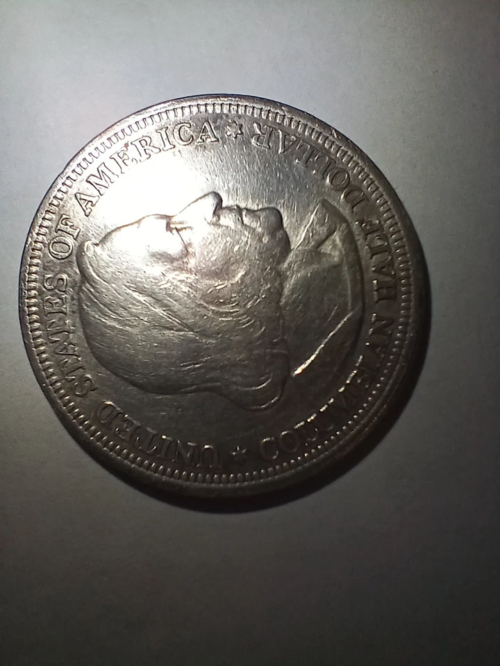 Columbian Exposition 1893 Half Dollar Silver Coin  On The Obverse Shows... - Image 4 of 4