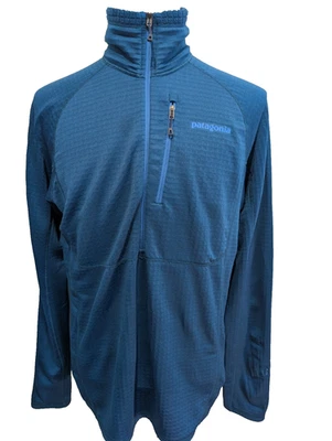Sweat Polaire Patagonia Polartec Vert Poche Zippée - Homme Taille M - Photo 1/4