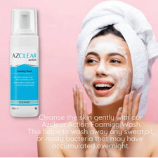 AZCLEAR Action Foaming Wash 150ml   Gentle Anti-Acne Cleanser, Face  Body