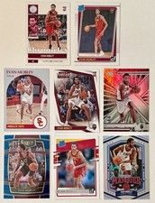 (8) 2021-22 Evan Mobley RC Rookie LOT Marquee Hoops BRONZE Donruss Select BLUE 
