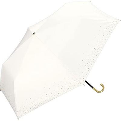 【2025】Wpc. Sun Umbrella Light-Blocking Rim Star Mini Off-White Folding Umbrella