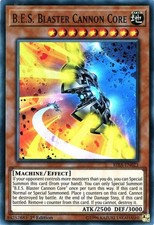 Yu-Gi-Oh TCG RIRA-EN023 SR B.E.S. Blaster Cannon Core Rising Rampage