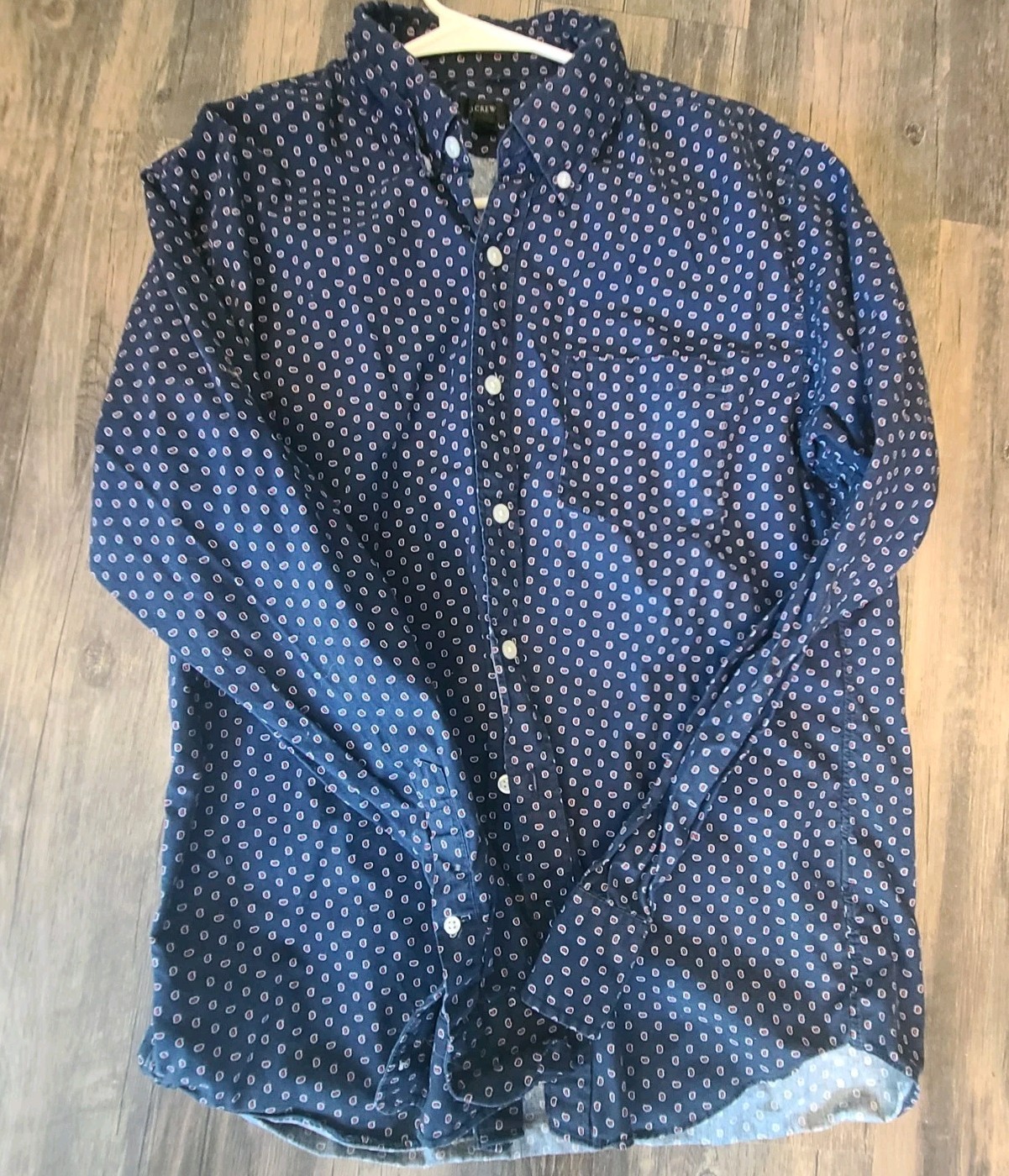 J Crew Paisley Pattern Button Down Slim Men's Lar… - image 1