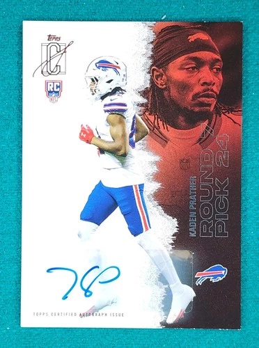 2025 Topps Kaden Prather Shop for 2025 Topps Signature Class Football Rookie autographs on eBay (Raw)