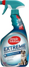 Simple Solution Extreme Pet Stain and Odor Eliminator Spray, Enzymatic Cleaner W