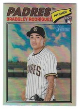 2026 Topps Heritage Chrome Refractor Rookie - Bradgley Rodriguez - Padres  #148