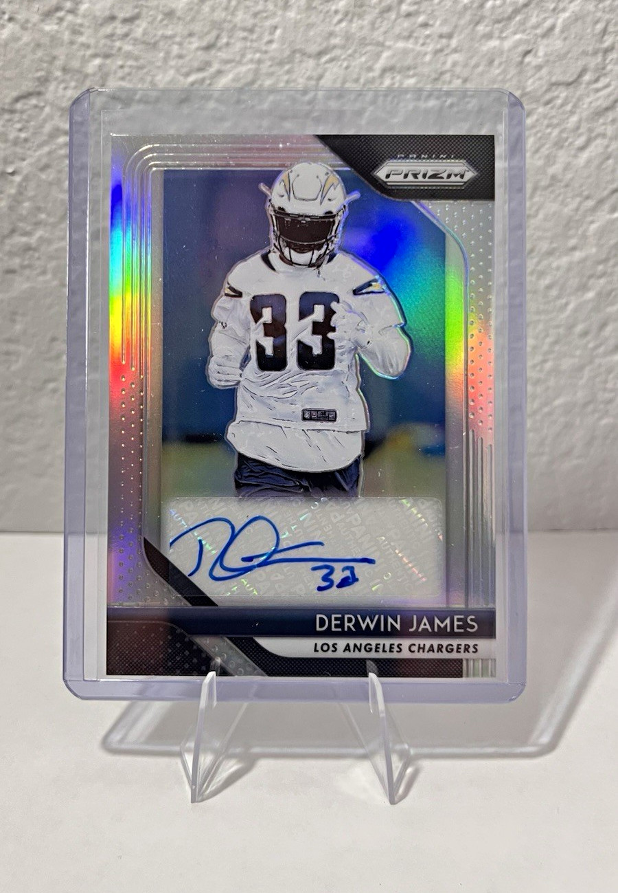 Derwin James Panini Prizm Rookie Autographs #DJ Base