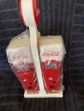 NWOT Coca Cola 1993 Gas Pump Style Salt & Pepper Shaker Set