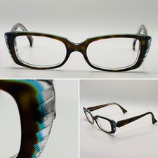 JEAN LAFONT Eyeglass Frames FEMME 675, Brown Blue Tortoise 51-17-142, France