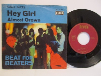 SMALL FACES 7'' :  Hey Girl / Almost Grown = rare Beat 1966