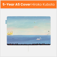 HOBONICHI TECHO Hiroko Kubota The Sea  s Dream at Dawn 5-Year Cousin A5 Cover New
