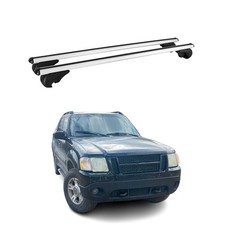 Lockable Roof Rack Cross Bars Carrier For Ford Explorer Sport Trac 2001-10 Gray