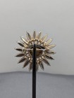 Vintage Demi-Parure Starburst Brooch Pin and Clip Earrings — photo 4