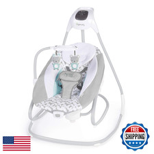 Ingenuity 2-in-1 SimpleComfort Baby Swing Rocker, 6-Speed, Multi-Direction