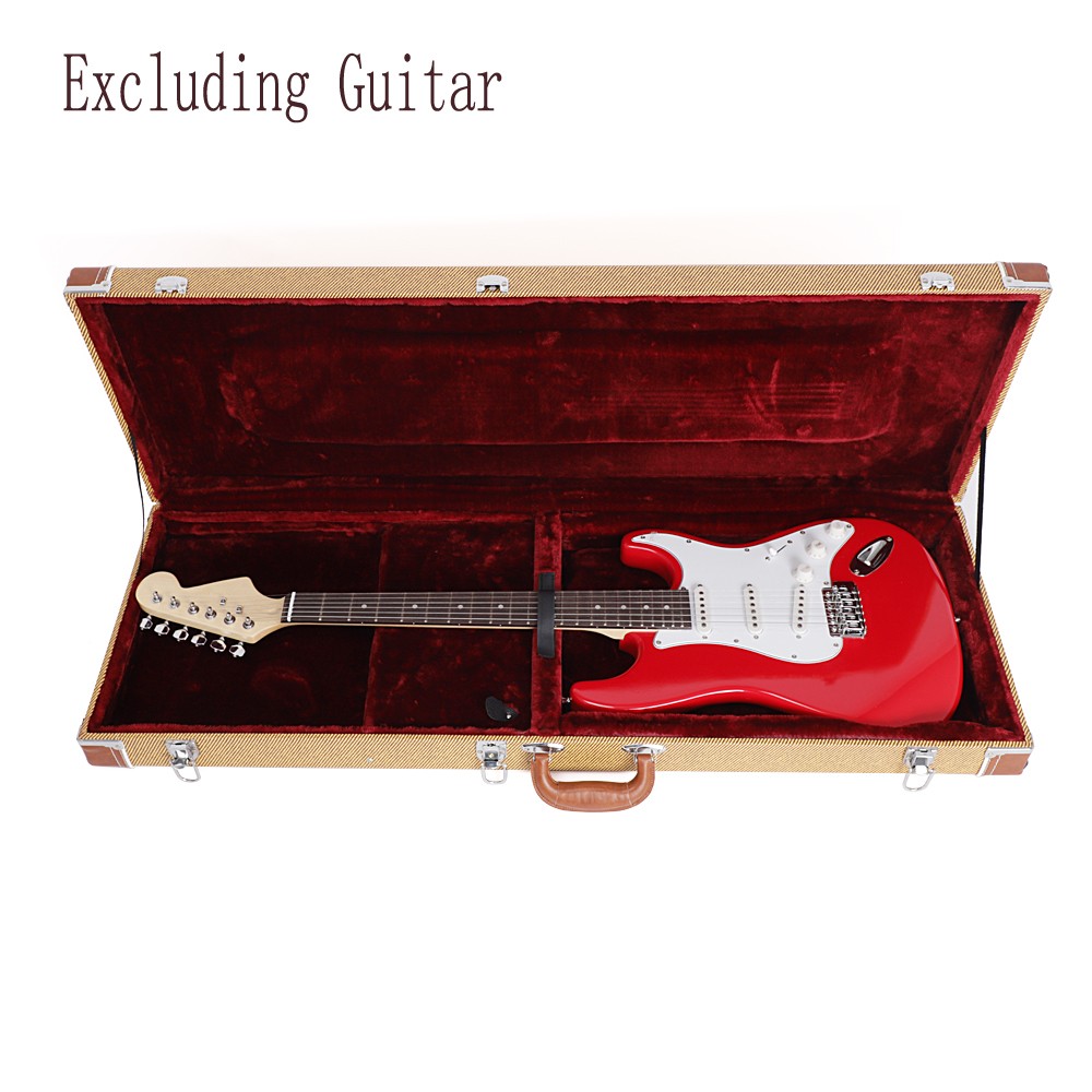 New Flat Bulge Surface  Microgroove Electric Guitar Hard Case For GLP ST TL EPI