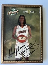 Swin Cash Signed Seattle Storm Photo Display