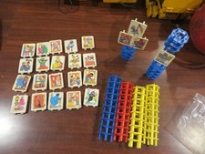 VINTAGE TOY 1986 SESAME STREET BUILD AND PLAY TOWER SET OVER 70 PIECES