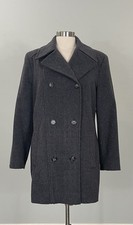 Pendleton Double Breasted Gray Pea Coat - Size 10
