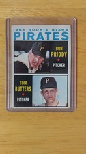 1964 Topps - 1964 Rookie Stars Bob Priddy, Tom Butters #74 (RC) Baseball Card VG. rookie card picture
