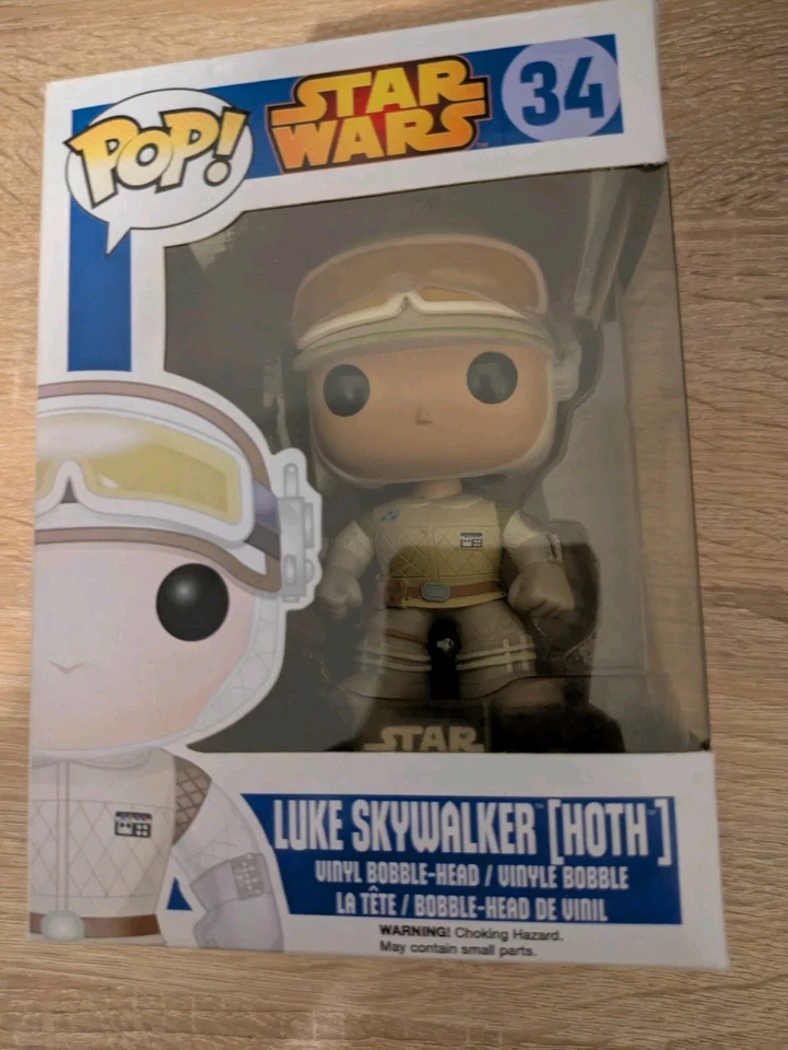Figurine Vinyl FUNKO POP Star Wars : Luke Skywalker Hoth Bobble-head #34 - Photo 1/1