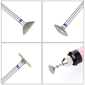 Foot Nail Art Drill Bits File Cuticle Clean Burr Manicure Pedicure Tool Kits