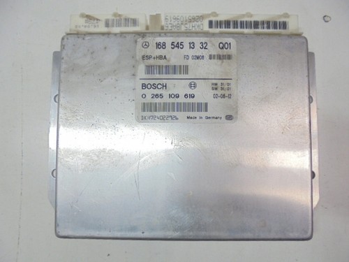 MERCEDES A W168 ESP STEUERGERÄT +HBA 1685451332 1,7CDI 0265109619 / AU 73535