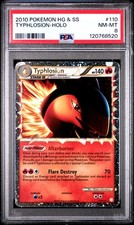 2010 POKEMON HEARTGOLD SOULSILVER TYPHLOSION PRIME #110 ULTRA PSA 8 NM 120768520