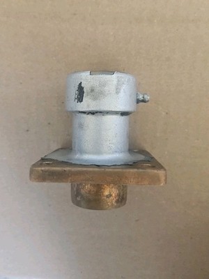 Bronze 1'' V-Drive Rudder Square Flange Stuffing Box Drag Boat Hydro Flatbottom