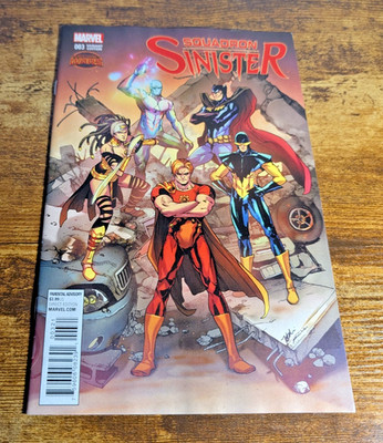 Squadron Sinister #3 (Marvel, 2015) - Manga Variant Cover