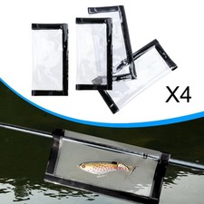 Clear Fishing Lure Wraps PVC Protector Easy Open Hook Covers Storage Bags for