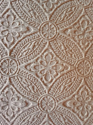 Linen Source King Matelesse Coverlet Quilt 102x92 Buttercup Yellow 100% Cotton