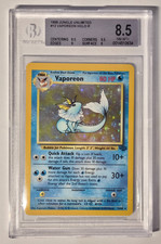 Vaporeon Jungle Holo #12 Graded BGS 8.5 Near Mint WOTC 1999 Vintage Pokemon on eBay
