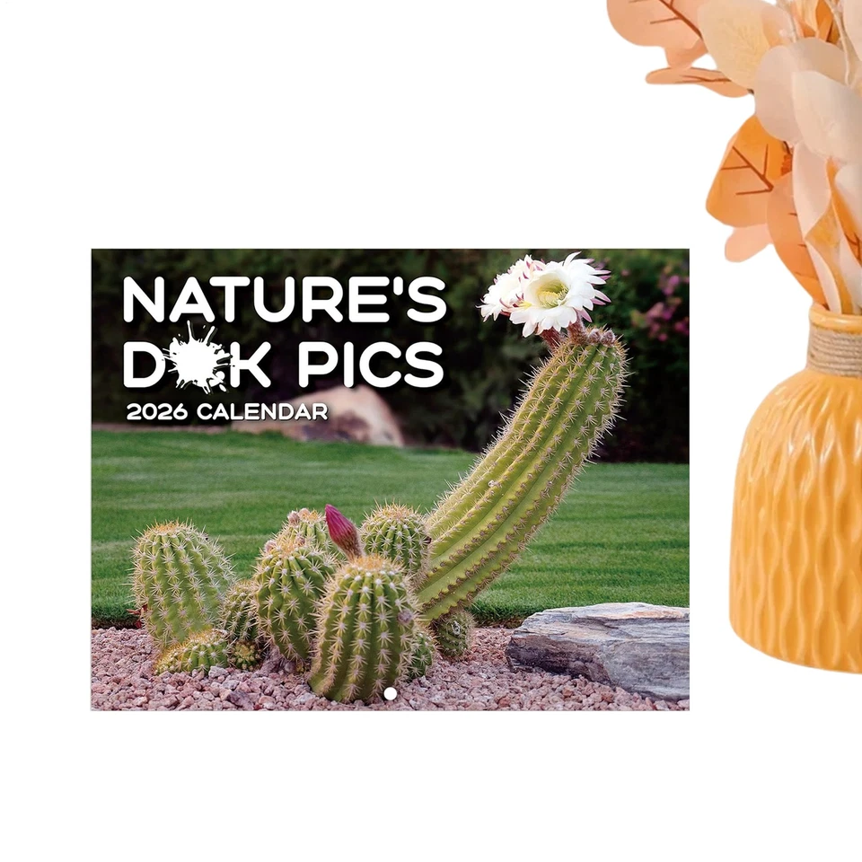 2026 Wall Calendar Nature's D*ck Pics Calendar Month to View Funny Gag Gift - image 2 of 4