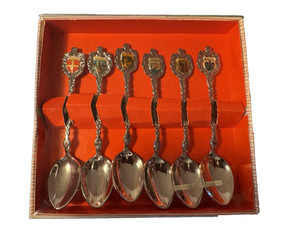 Vintage Denmark Danmark Collector Spoons