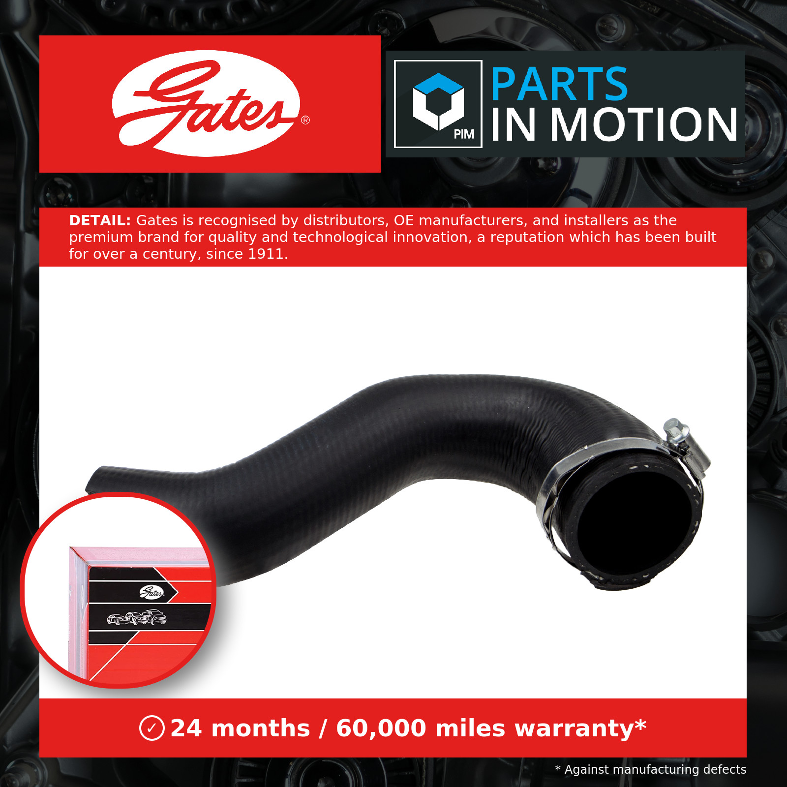 GATES 09-0171 Charger Air Hose for CHEVROLET,OPEL,VAUXHALL - Image 10