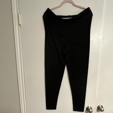 Women's Black Ankle Leggings Solid Pattern Regular Fit Stylish Comfortable Pants