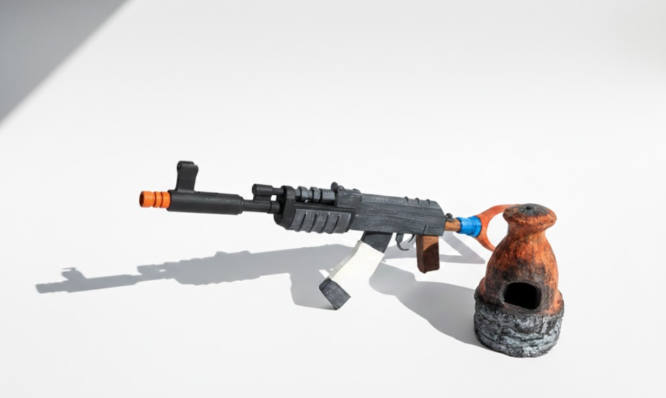 Replica Rust Ak47 Assault Rifle Display Prop DIY | eBay